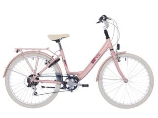 Bike fun kids Love Girl 24, Pink metal